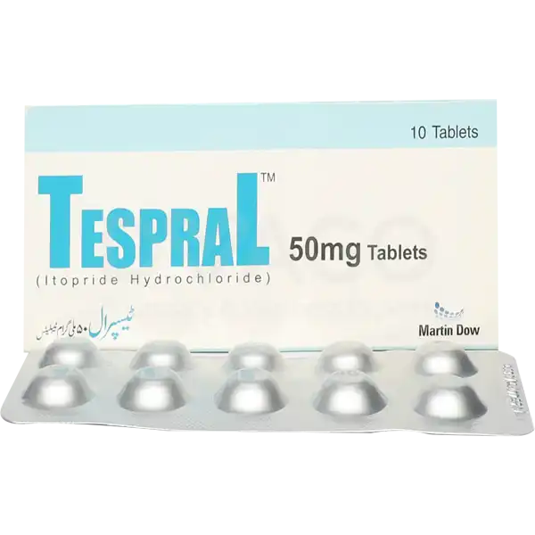 Tespral 50mg 10 Tablets